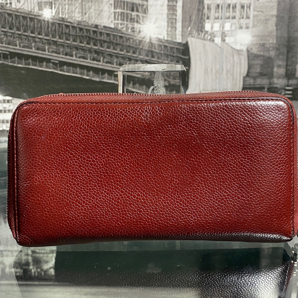 Authentic CHANEL Caviar Timeless CC Zippy Clutch Wallet - Picture 10 of 17